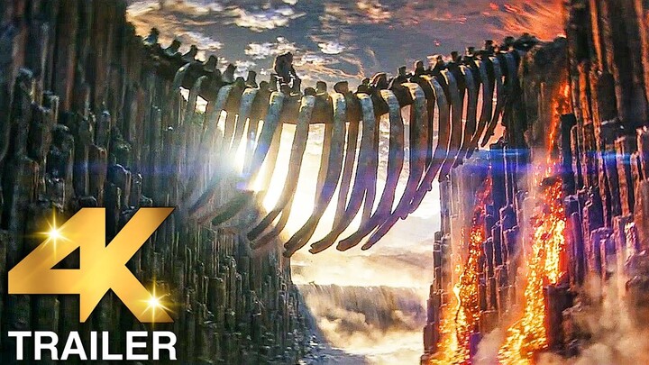 GODZILLA X KONG THE NEW EMPIRE "Kong And Suko Climbs Giant Skeleton" Trailer (4K ULTRA HD) 2024