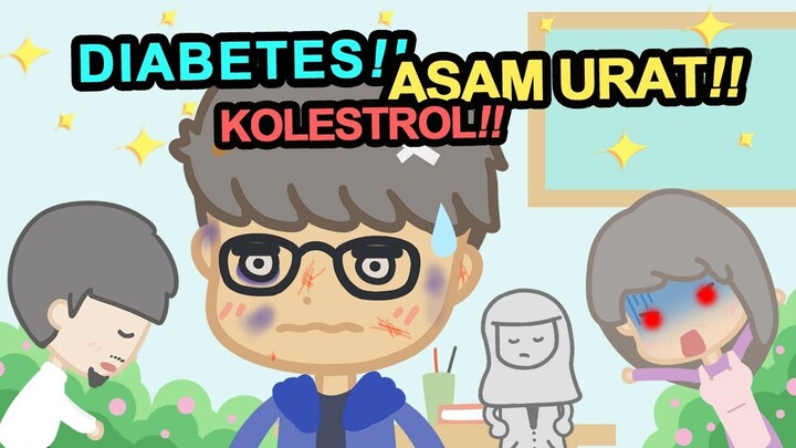 DIABETES, ASAM URAT, KOLESTROL!!!