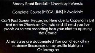 Stacey Bront Randall Course Growth By Referrals Download