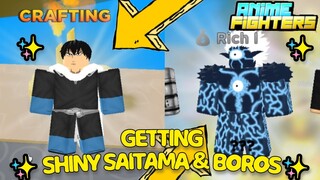 GETTING SHINY SAITAMA CRAFT AND BOROS IN ANIME FIGHTER SIMULATOR