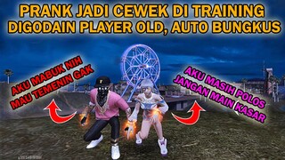 PRANK TRAINING PAKE SUARA CEWEK, KETEMU PLAYER OLD LAGI MAB*K AUTO BAPERIN