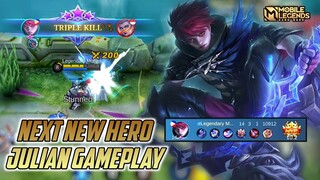 New Hero Julian Scarlet Raven Gameplay - Mobile Legends Bang Bang