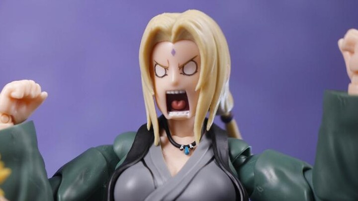 [Berbagi unboxing skala besar tercepat] Bandai SHF Tsunade - Ninja Medis Legendaris - Unboxing dan B