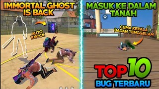 TOP 10 TRIK DAN BUG TERBARU DI FREE FIRE - IMMORTAL GHOST (Auto Knock),TERMAKAN BUMI (Sisa Kepala)