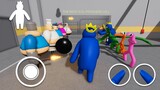 ALL RAINBOW FRIENDS SPEED RUN 4 SCARY OBBY: BARRY'S PRISON RUN, GREAT SCHOOL BREAKOUT [ROBLOX]