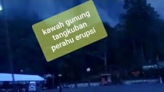 Detik detik kawah gunung tangkuban perahu erupsi #tangkubanperahu #erupsi #kawah #infoviral