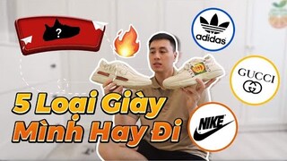 MÌNH HAY ĐI GIÀY GÌ ? ĐỘ XE Ô TÔ, VỆ SINH GIÀY Ở ĐÂU , THAY ĐỔI THÓI QUEN SINH HOẠT