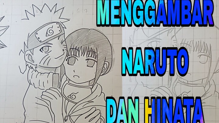 menggambar naruto dan Hinata