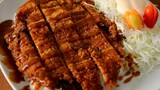 Korean style pork cutlet (Donkkaseu: 돈까스)
