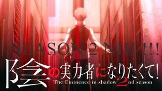 Eminence in Shadow Season 2 MC NYA GAJETOT !! (gajelastotal) (Kage no Jitsuryokusha ni Naritakute)
