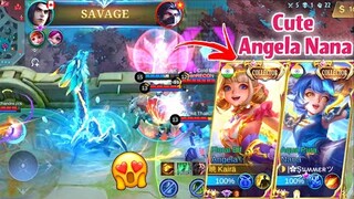 ANGELA + NANA CUTE COLLECTOR SKINS ft LEO SAVAGE!🔥Mobile Legends