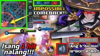 BAXIA: SINABING WAG MAG FANNY! BUG*K BUG*KAN AH! | FANNY IMPOSSIBLE COMEBACK! MLBB