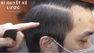 BÍ QUYẾT KÊ LƯỢC + ÉP SIDE +UỐN PHỒNG "Sidepart6/4 -Curtain" đẹp nhất  - M.Hùng BarberSharing