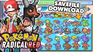 Pokemon Radical Red V2.1 My Save File Download