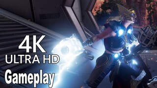 Marvel's Avengers The Mighty Thor Gameplay Demo [4K]