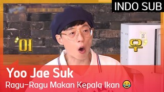 Yoo Jae Suk Ragu-Ragu Makan Kepala Ikan 😂 #TheSixthSense2 🇮🇩INDO SUB🇮🇩