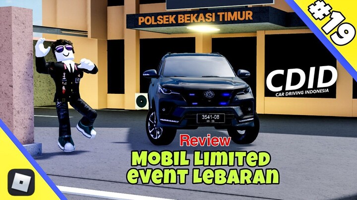 review Mobil-Mobil Limited selama event lebaran 😍 // Car Driving Indonesia (Roblox) #19