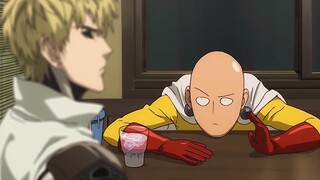 Saitama was defeated by Genos? Genos, a loyal believer, remembered Saitama's teachings, and Sonic re