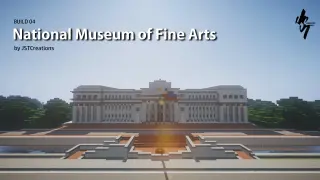 National Museum of Fine Arts in Minecraft (Manila, Philippines) by JSTCreations