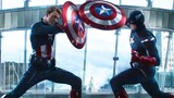 [4k widescreen image quality] Two Captain America fight, whoever consumes energy will die!