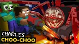 Monster Academy Episode 1839丨choo choo Charles dan Thomas The Train Horror Challenge丨Minecraft Anima