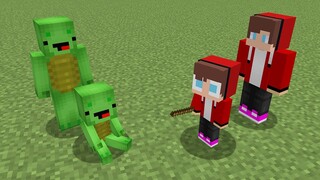 Maizen: Young JJ and Mikey in minecraft - Maizen Hypercow & Cakeman Mazien jay jay mizen