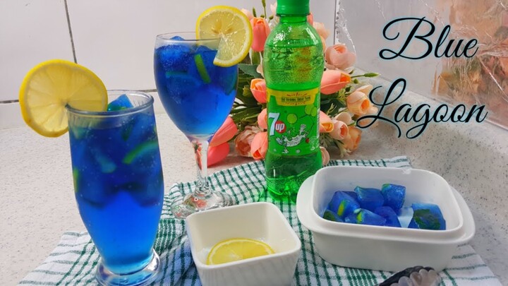 Blue Lagoon Mocktail that everyone can make! | Homemade Blue Lagoon Drink | Blue Curacao Lemonade