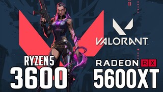 Valorant on Ryzen 5 3600 + RX 5600 XT 1080p, 1440p benchmarks!