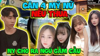 [FreeFire] Thử Thách Cân 4 Mỹ Nữ Nếu Thua Người Yêu Cho Ra Ngủ Gầm Cầu