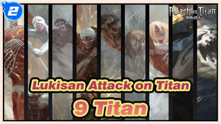 [Attack on Titan] Menggambar 9 Titan sekaligus!_2