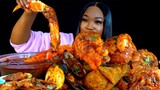 KING CRAB SEAFOOD BOIL MUKBANG | DESHELLED | SEAFOOD BOIL MUKBANG | Seafood | Mukbang