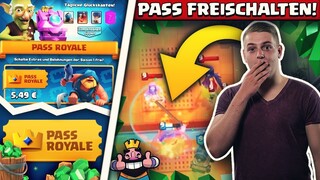 😍🔥GROßES CLASH ROYALE UPDATE! | Pass Royale alles freischalten!