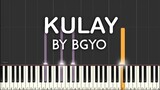 Kulay by BGYO synthesia piano with lyrics / free sheet music (from Ms. Universe Philippines 2021)