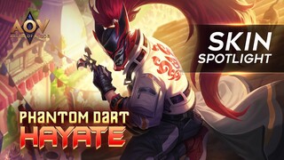 AOV Hayate Phantom Dart Skin Spotlight - Garena AOV (Arena of Valor)