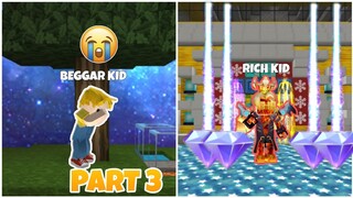 BEGGAR KID to RICH KID🤑 PART 3 SPEEDRUN!  -SKYBLOCK BLOCKMAN GO