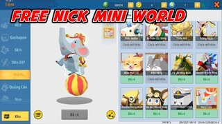 Kha TG - Tặng Acc Mini World Cực Xịn, Siêu Vip Full SKIN - Thật 100%