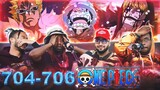 DOFLAMINGO KILLS CORAZON! One Piece EP 704-706 Reaction