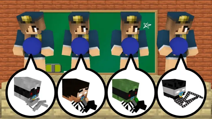 Monster School - Prison Escape - minecraft animation