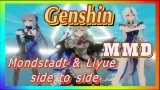 [Genshin, MMD]Mondstadt & Liyue "side to side"