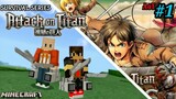 Survival Series Attack On Titan Minecraft Part 1