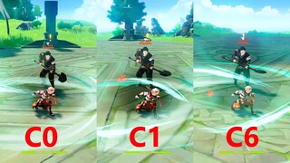 C0 Kazuha vs C1 Kazuha vs C6 Kazuha! How Much is the Difference? Comparison