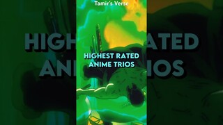 Where Does Luffy, Sanji, And Zoro, Rank Among The Best Anime TRIOS? #anime #onepiece #luffy #shorts