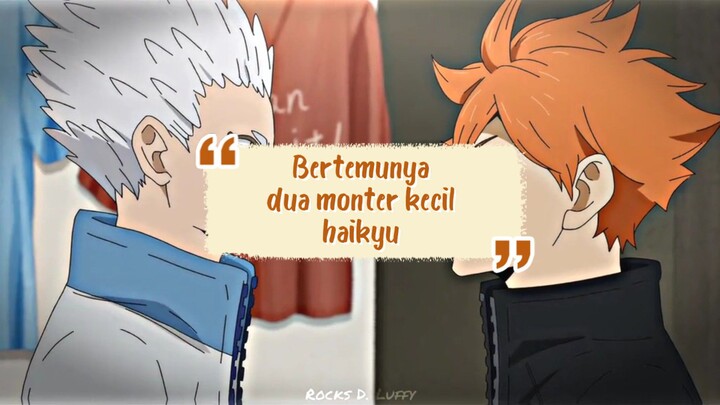 Bertemunya 2 MONSTER KECIL HAIKYU