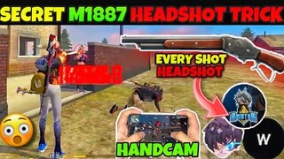 Best M1887 One Tap Headshot Trick Free Fire | How to do one tap headshot with M1887 & M1014 Shotgun