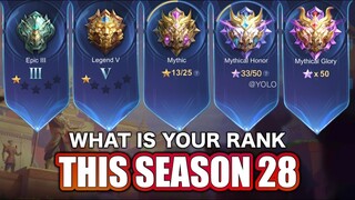 WHAT RANK DID YOU REACH THIS SEASON? | SEASON 28 ENDS IN A MONTH