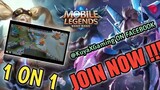 JOIN 1 ON 1 FOR FREE AND WIN DIAMONDS FROM KUYA X ( HAPPY 10K SUBS )