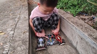 [4WD Drainage Ditch Wild Race] He is the fastest? 4WD brothers in action, 4WD boys watching, Xiaosa 