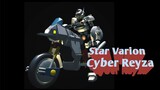 Cyber Reyza X and Star Varion in 3D animasi