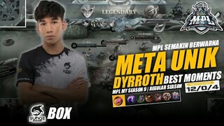 12 Kills tanpa mati, Best Moments Dyrroth SE Box | MPL MY Season 9 Regular Season
