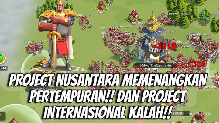 drama kingdom 3403 dan akhirnya di menangkan project nusantara Indonesia!! #riseofkingdom #war